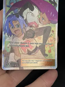 Pokemon TCG Jesse And James Full Art Trainer Card 68/68 Hidden Fates - Image 4