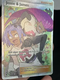 Pokemon TCG Jesse And James Full Art Trainer Card 68/68 Hidden Fates - Image 5