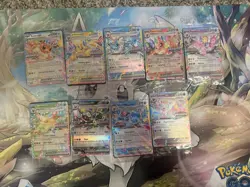 Prismatic Evolutions Full Set Of 9 Stamped Surprise Box Promo Cards EACH SEALED - Image 1