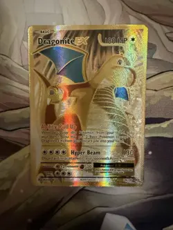 Dragonite EX (Full Art) 106/108 Evolutions Holo Pokemon Card - Image 1