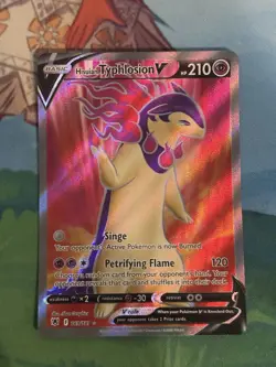Hisuian Typhlosion V - 169/189 - Pokemon Astral Radiance Full Art Rare Card - Image 1