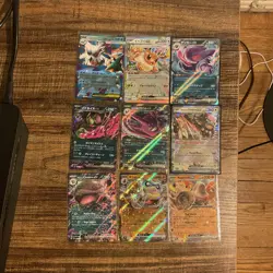 Pokemon TCG EX 9 Card Lot #1 Eevee EX Gengar EX - Image 1