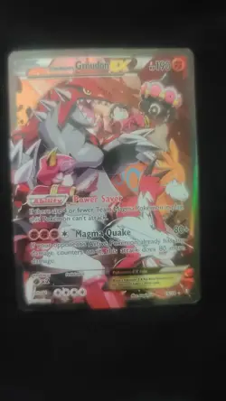Pokemon TCG Team Magma's Groudon-EX Double Crisis Holofoil Ultra Rare Card 15/34 - Image 1