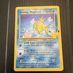Shining Magikarp Holo Card 66/64 Celebrations Classic Collection Super Clean - Image 1