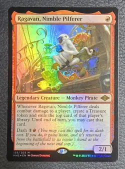 Ragavan, Nimble Pilferer Modern Horizons 2 Foil MTG NM Magic Card - Image 1