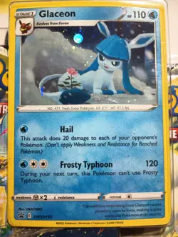 2 Pokemon Brilliant Stars Leafeon Glaceon Promo 3 Booster Pack Blister Card Lot - Image 3