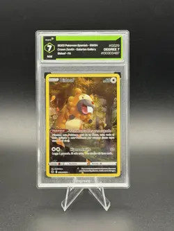 Pokemon Card Crown Zenith Galarian Gallery Bidoof GG29/GG70 Graded NM - Image 1