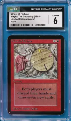 Wheel of Fortune Alpha Graded CGC 6 MTG MAGIC CARD (1401026392001) ABUGames - Image 1