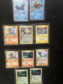 X10 Pokemon ex Era cards. Delta Species, EXs , and RHs Deoxys, Jirachi and more - Image 1