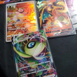 POKEMON TCG VMAX V EX Card Lot Charizard Jolteon Flareon Celebi Chinese Korean B - Image 5