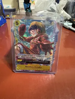 One Piece - Monkey D. Luffy - Alt Art Promo Card - SR - OP07-109 - NM - Image 1