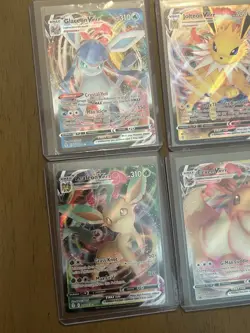Pokemon TCG 6 Evolving Skies Eeveelution Vmax Full Art Cards. All NM - Image 2
