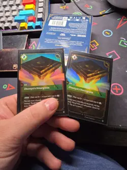 Riftbound League Of Legends Origins Foil Card OGN 077 Zhonyas Hourglass X 2 - Image 1