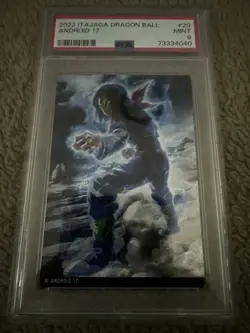 PSA 9 2022 itajaga Dragon Ball Vol 1 Android 17 Bandai Wafer Card - Image 1