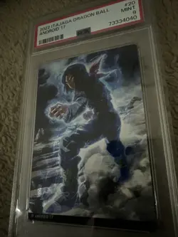 PSA 9 2022 itajaga Dragon Ball Vol 1 Android 17 Bandai Wafer Card - Image 3