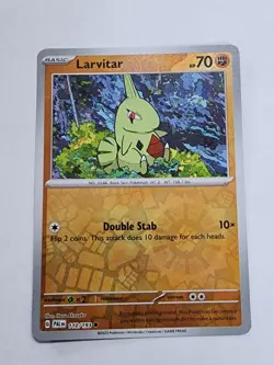 Larvitar 110/193 NM Paldea Evolved Scarlet Violet Pokemon Card Reverse Holo - Image 1