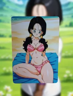 Videl Dragon Ball Z Anime Waifu Sexy Goddess Doujin Lewd Hentai Card - Image 1