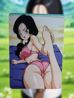 Videl Dragon Ball Z Anime Waifu Sexy Goddess Doujin Lewd Hentai Card - Image 1