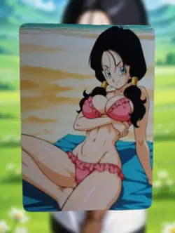 Videl Dragon Ball Z Anime Waifu Sexy Goddess Doujin Lewd Hentai Card - Image 1
