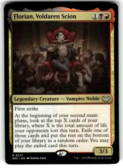 Florian, Voldaren Scion Commander: Duskmourn: House of Horror Regular mTG - Image 1
