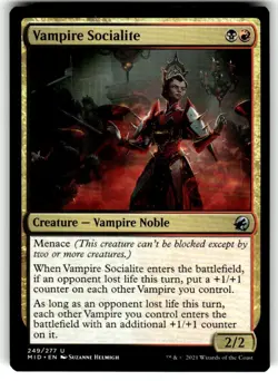 Vampire Socialite Innistrad: Midnight Hunt Regular MTG - Image 1