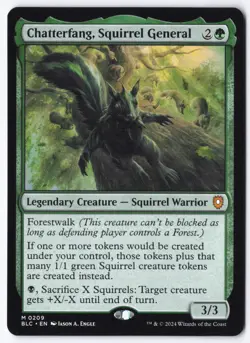 Chatterfang, Squirrel General M Commander: Bloomburrow 209 NM - Image 1