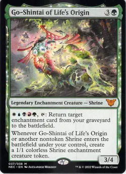 Go-Shintai of Life's Origin M Commander: Kamigawa: Neon Dynasty 37 NM - Image 1