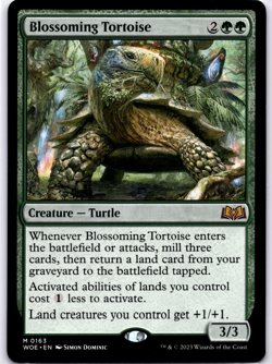 Blossoming Tortoise Regular NM MTG - Image 1