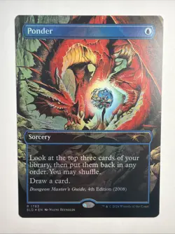 Ponder (1783) (Rainbow Foil) Secret Lair Drop Foil - Image 1