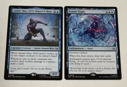 Mtg Magic The Gathering Spider-Man 2099 Miguel O’Hara Future Flight Rare Regular - Image 1
