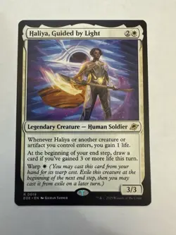1x Haliya, Guided by Light, Magic the Gathering MTG NM - Image 1