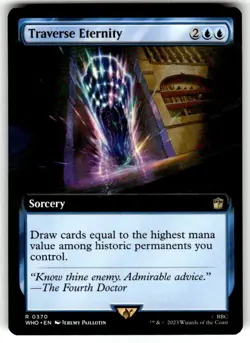 Traverse Eternity (Extended Art) Universes Beyond: Doctor Who MTG NM Regular - Image 1