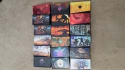 Empty MTG Fat Pack Bundle Storage Box - Lot of 18 - Image 1