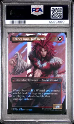 3090 Kuja Genome Sorcerer Trance 2025 MTG Final Fantasy #0544 Surge Foil PSA 10 - Image 2