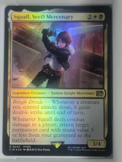Squall, SeeD Mercenary Final Fantasy Foil - Image 1