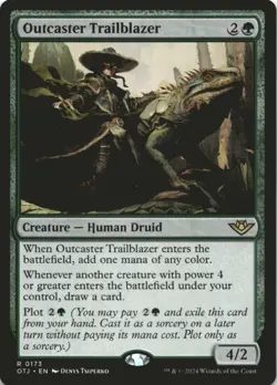 MTG Outcaster Trailblazer Normal NM Outlaws of Thunder Junction Magic 173 - Image 1