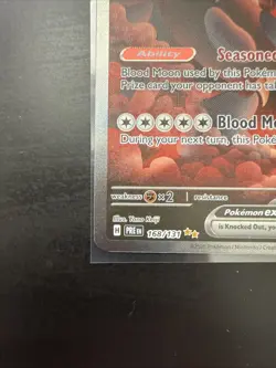 Pokemon TCG Prismatic Evolutions Bloodmoon Ursaluna EX SIR! - Image 5