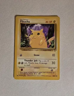 Pokemon Pikachu E3 Promo Yellow Cheeks 58/102 Base Set - LP/MP - Image 1