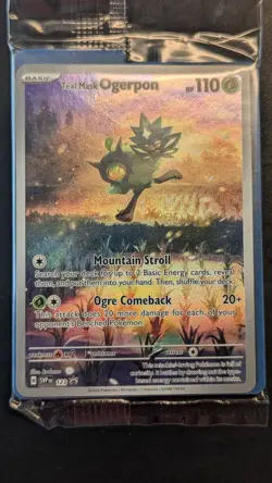 Teal Mask Ogerpon #123 Black Star Promo Sealed Pokemon - Image 1