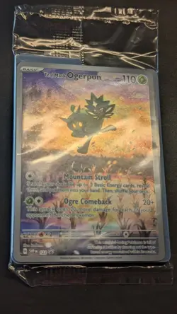 Teal Mask Ogerpon #123 Black Star Promo Sealed Pokemon - Image 2