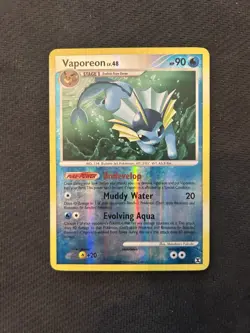 Pokemon TCG Vaporeon 34/111 Reverse Holo! MP/HP Condition! See Description! - Image 1