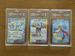 Pokemon Graded Tag 9/8.5 - 3 Card Lot - Image 1