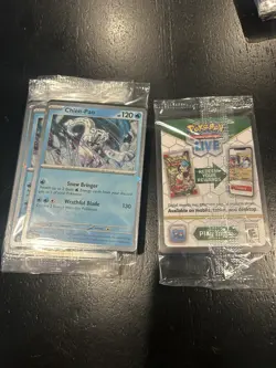 Pokemon Paradox Rift Chien-Pao 057/182 Cosmos Holo Sealed Exclusive - Image 3