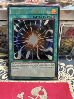 3X- Super Polymerization RA03-EN053 - 1st Ed Ultra Rare LP - Image 1