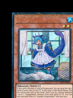 Yu-Gi-Oh Laundry Dragonmaid RA03-EN021 1st Edition Ultra Rare Shift Misprint - Image 5