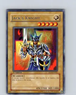 Yu-Gi-Oh TCG Jack's Knight EEN-EN005 1st Edition Regular Rare Card Played MP-LP - Image 1
