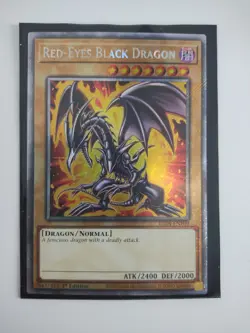 Red-Eyes Black Dragon (7th Art) (Platinum Secret Rare) RA04-EN109 - Image 1