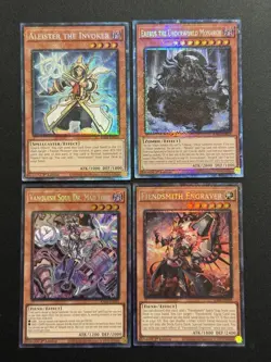 2025 YUGIOH RA04 COLLECTORS RARE ALEISTER THE INVOKER NM BONUS SET - Image 1