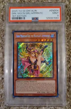 2025 YU-GI-OH! 1ST ED #EN004 DARK MAGICIAN GIRL THE MAGICIAN'S APPRENTICE PSA 9 - Image 4