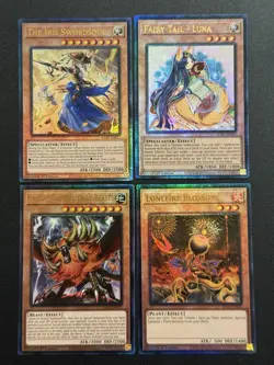 2023 YUGIOH RA01 ULTIMATE RARE FAIRY TAIL LUNA NM BONUS SET - Image 1